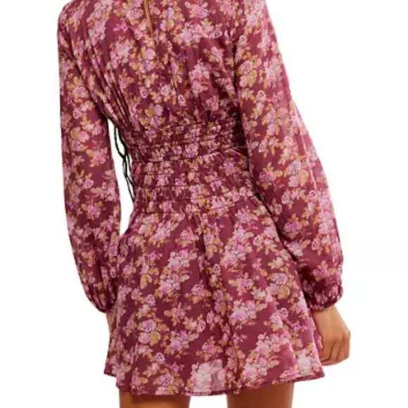 Free People Keep You Cotton Mini Dress Size Small - Picture 4 of 7